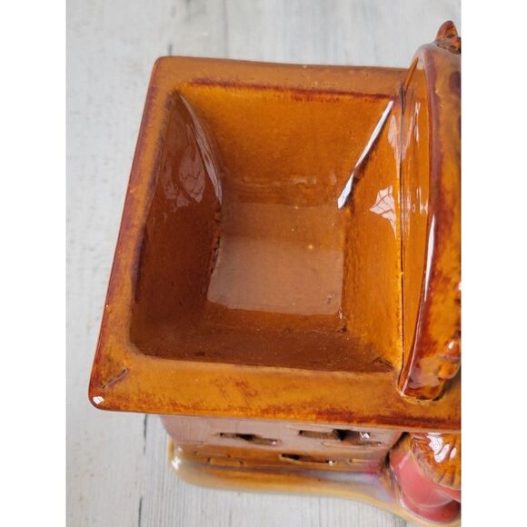 Yankee Candle Santa mantle fireplace candle holder Xmas tealight - Picture 6 of 9